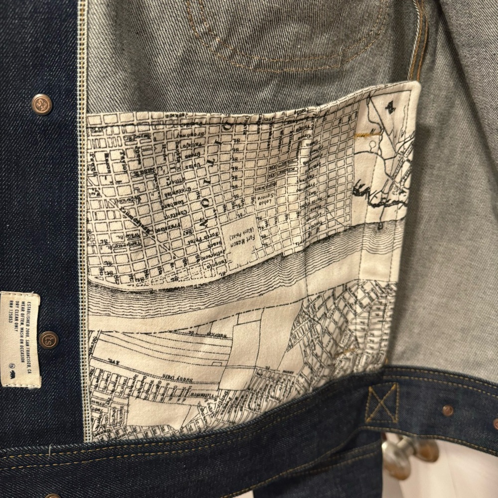 Taylor Stitch Long Haul Dark Denim Jacket 42 - Picture 6 of 8